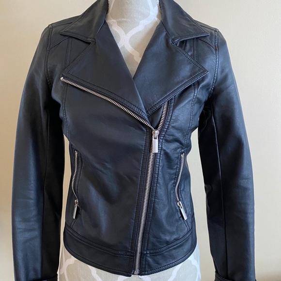 Faux Leather Jacket - Picture 1 of 5